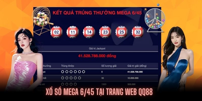 Thành viên tham gia Xổ số Mega 6/45 qua trang web